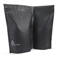 250 Stand up Pouch Matt Black