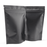 70g Stand Up Pouches - Black, Matt