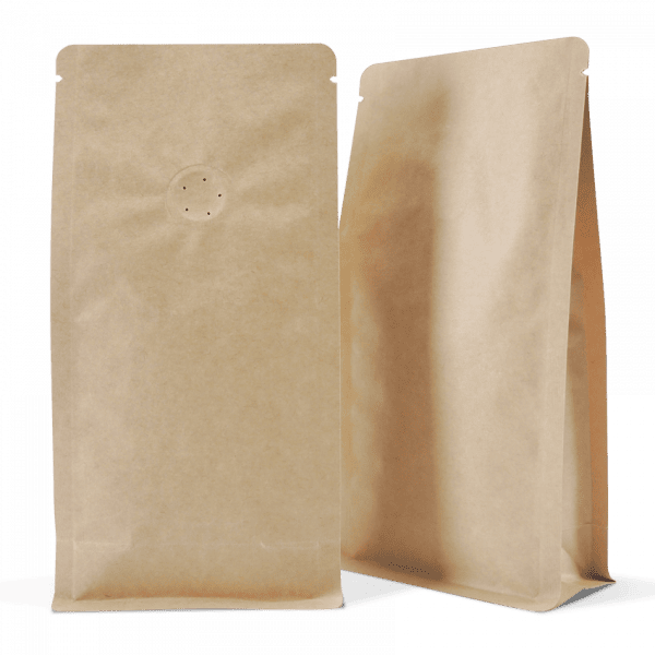 100 Side Gusset Bags with Valve and Tin Tie