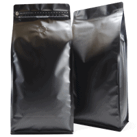 1kg Box Bottom Bag Black Matt