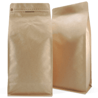1kg box bottom bag Natural Kraft
