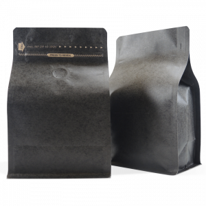 250 Box Bottom Bag Black with Slit