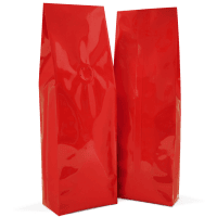 250g Side Gusset Bag Red