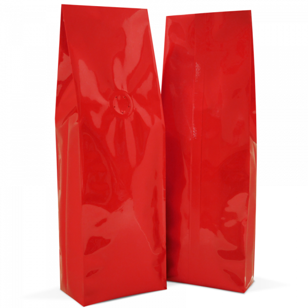 250g Side Gusset Bag Red