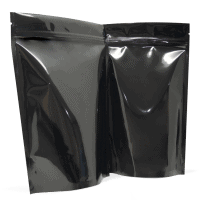 250 Stand Up Pouch Black Gloss