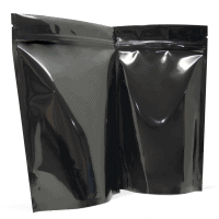 250 Stand Up Pouch Black Gloss