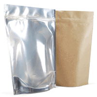 250 Side Gusset Bags Clear and Non Metallic