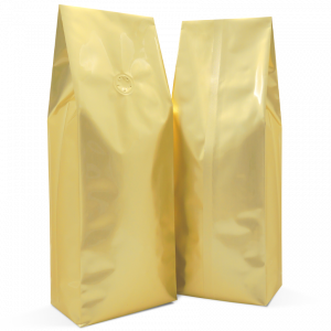 500 Side Gusset Bags with Valve and Tin Tie