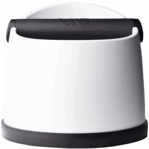 white knockbox for coffee machine