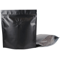 250 Stand Up Pouch Black with Pouch