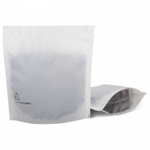 250 Stand Up Pouch Bianco con custodia