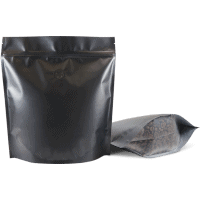 500g Stand Up Pouch Matt Black