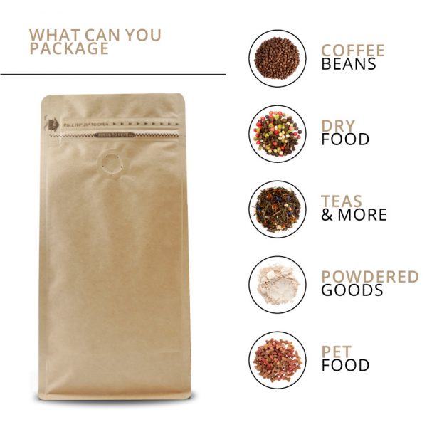 250g Tall Box Bottom Bags - Image 3