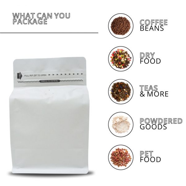 250g Box Bottom Bags with Slit - Image 3