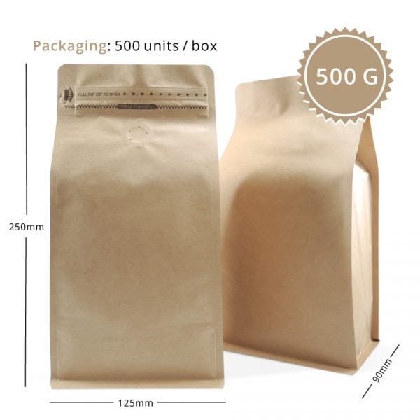 500g Box Bottom Bags
