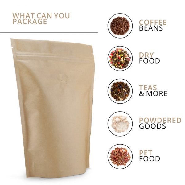 250g Sacchetti per alimenti Stand Up Pouch - immagine 3