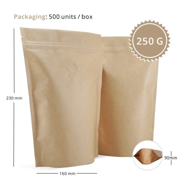 250g Sacchetti per alimenti Stand Up Pouch - immagine 2