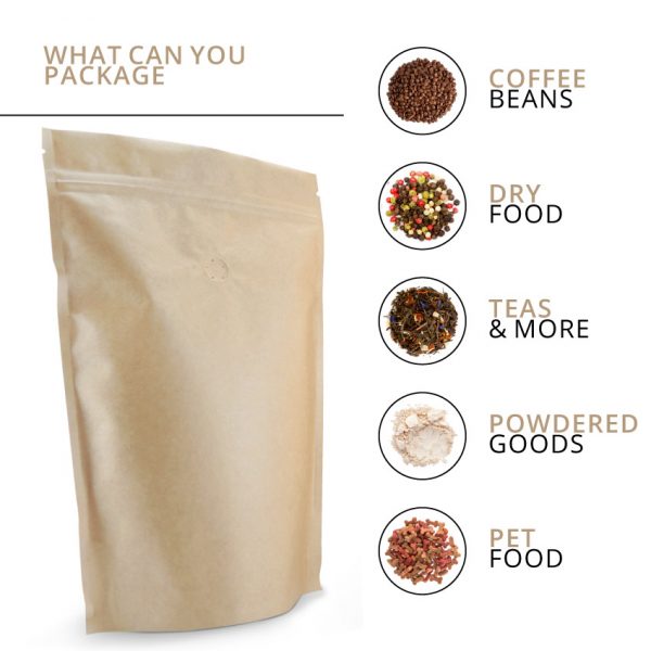 500g Sacchetti per alimenti Stand Up Pouch - immagine 3