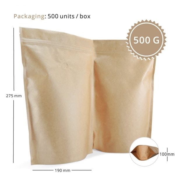 500g Sacchetti per alimenti Stand Up Pouch - immagine 2