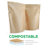 500g Sacchetti per alimenti Stand Up Pouch