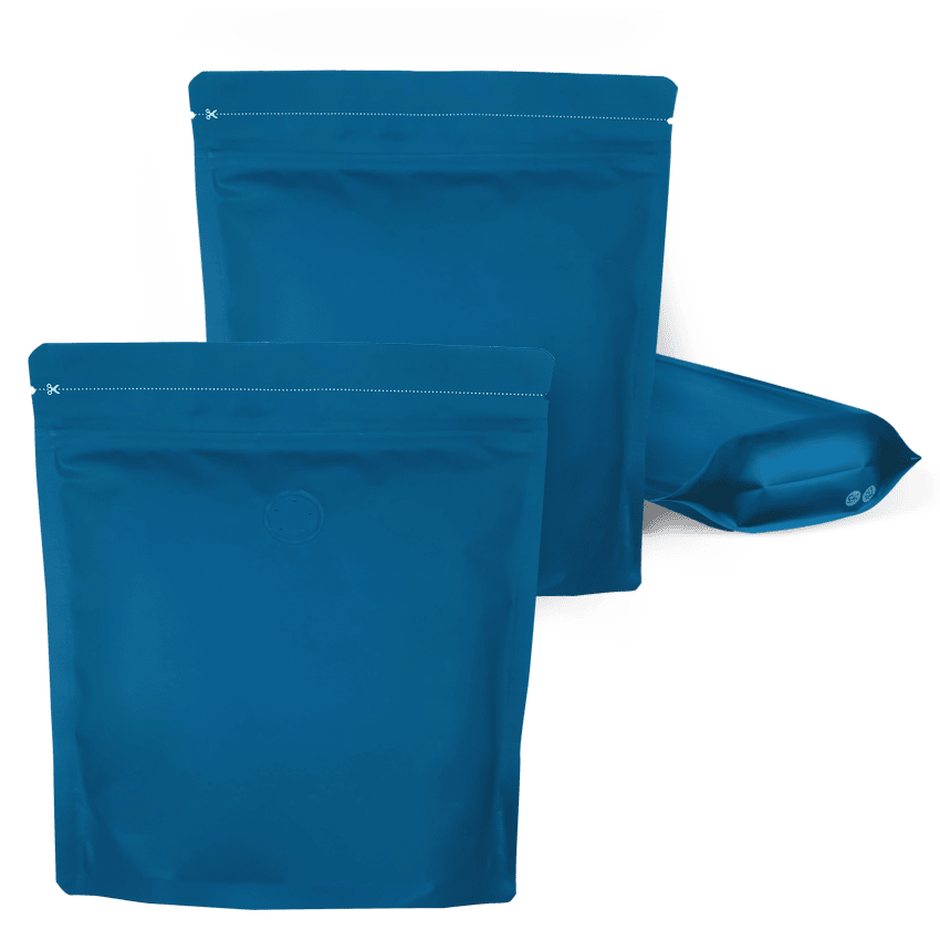 Dark Blue Recyclable Stand-Up Pouch