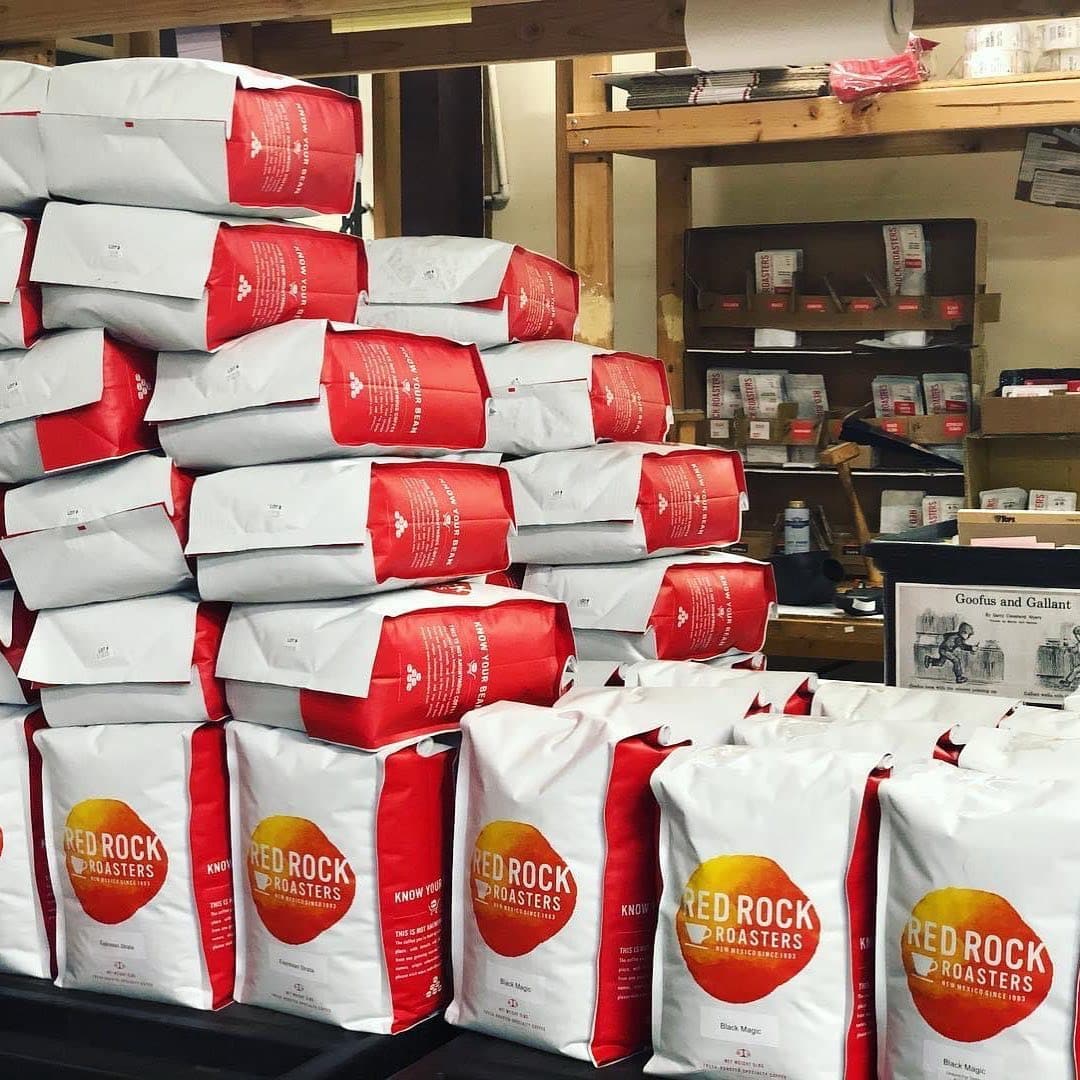 Red Rock Roasters coffee bags
