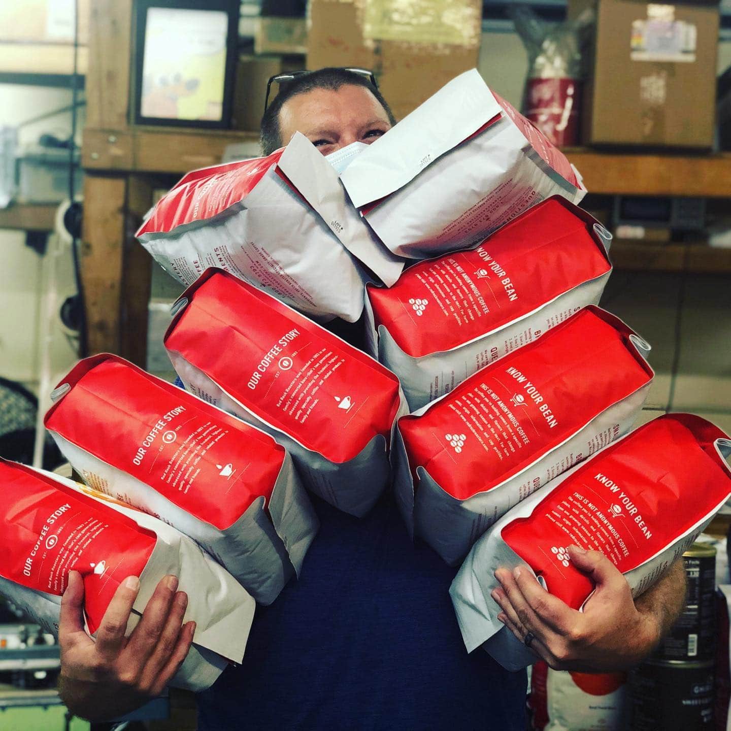Red Rock Roasters coffee bags