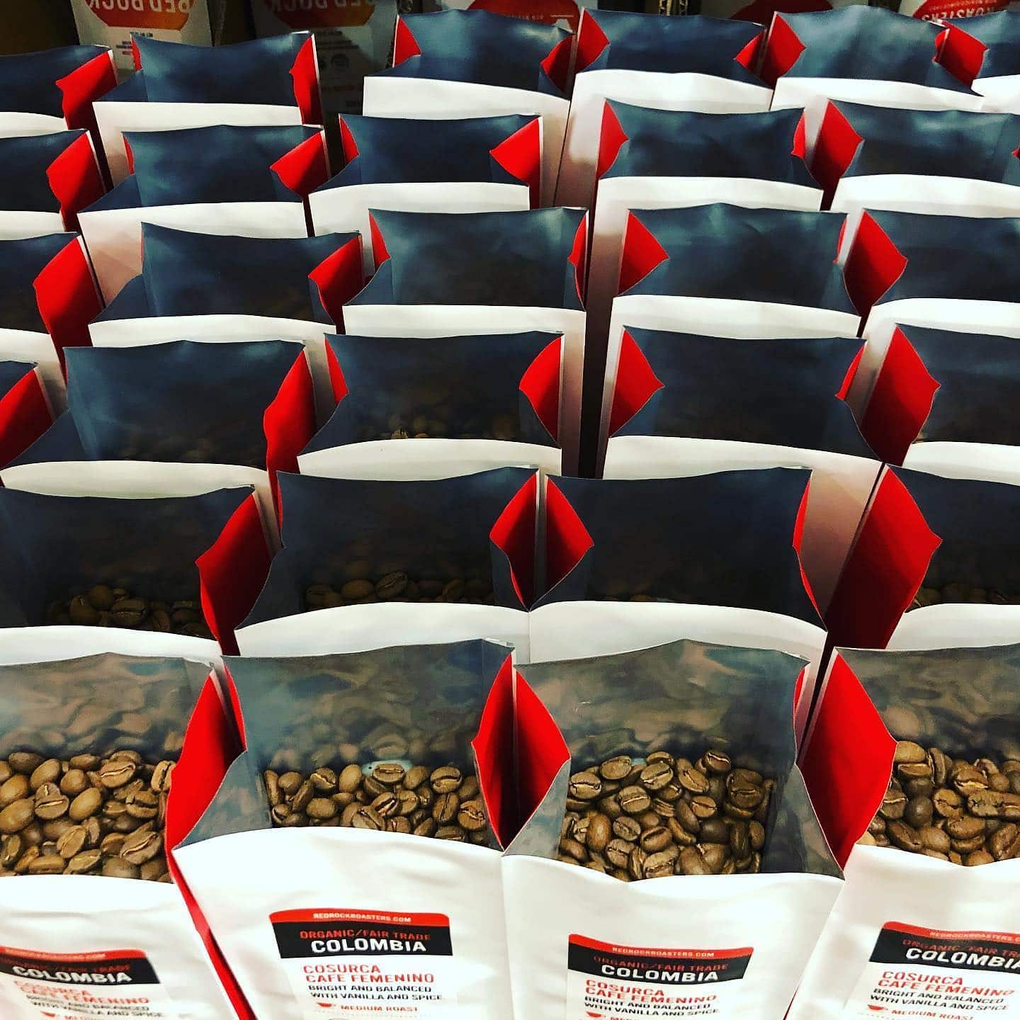 Red Rock Roasters coffee bags